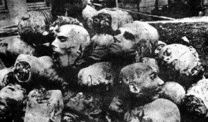 One of many grotesque images from the Armenian Genocide