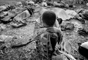 A heartfelt image of the Rwandan Genocide.